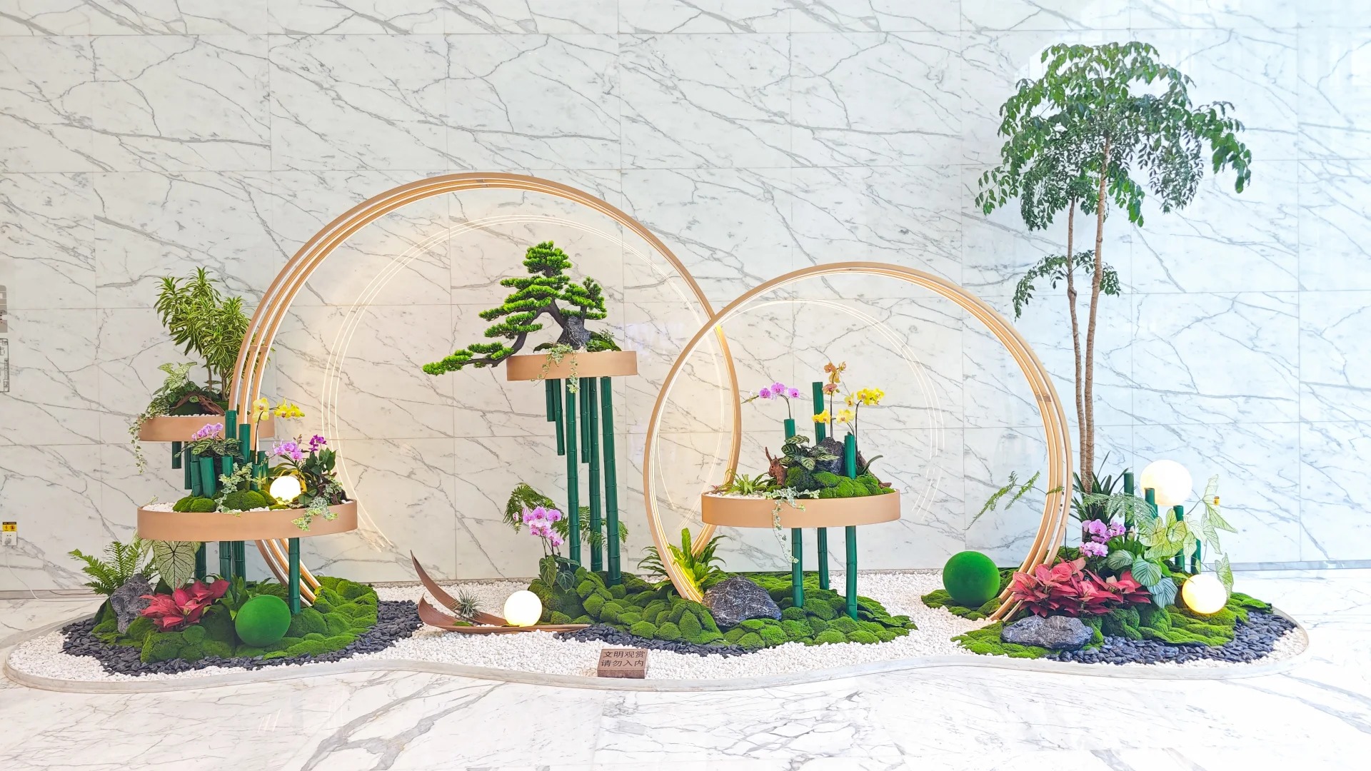 专业花卉出租设计,宁波奉化的花卉美学盛宴!